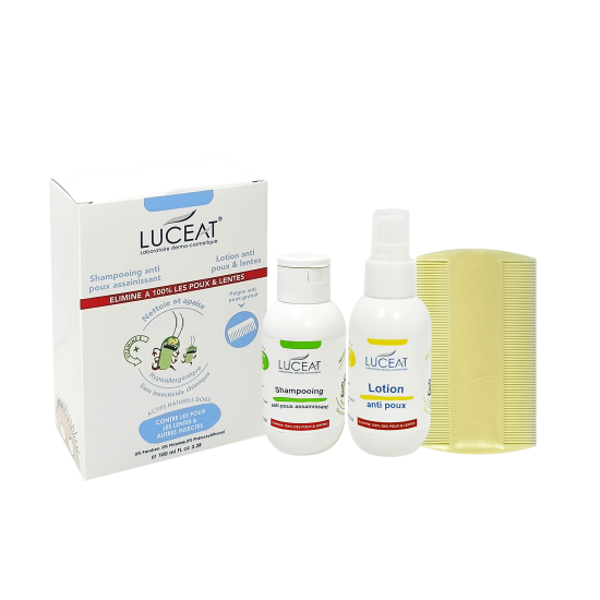 LUCEAT KIT ANTI POUX 2 EN 1