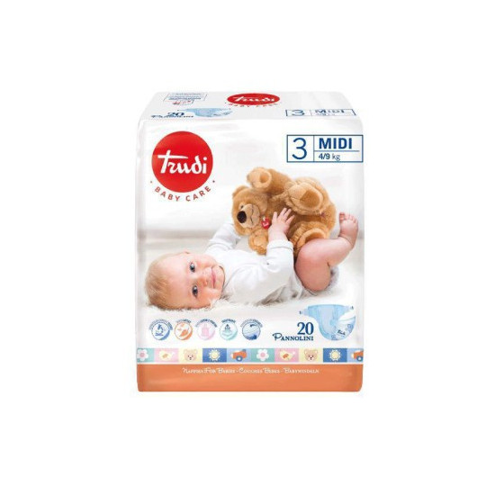 TRUDI BABY COUCHE MIDI 4/9...