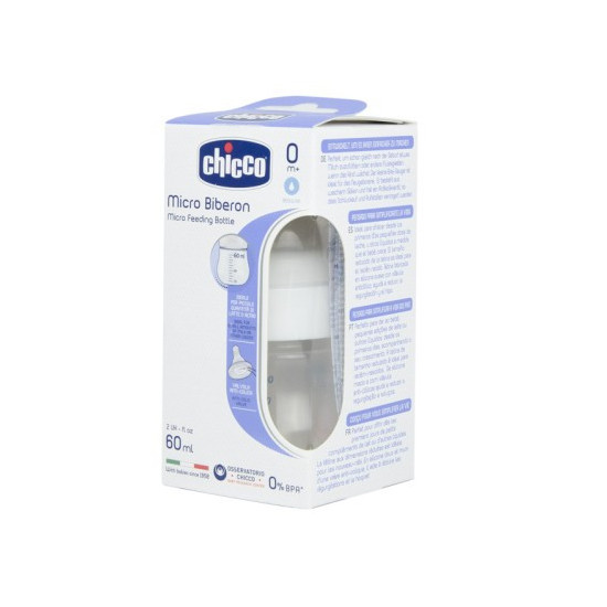 CHICCO MICRO BIBERON 0M+ 60 ML