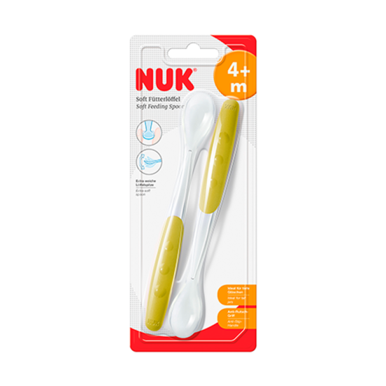 NUK 2 CUILLERES EN SILICONE...