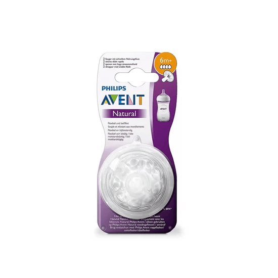 AVENT TETINES NATURAL 6M+...