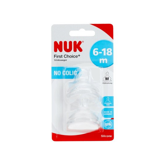 NUK FIRST CHOICE+ 2 TETINES...