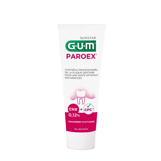 GUM DENTIFRICE PAROEX 75ML