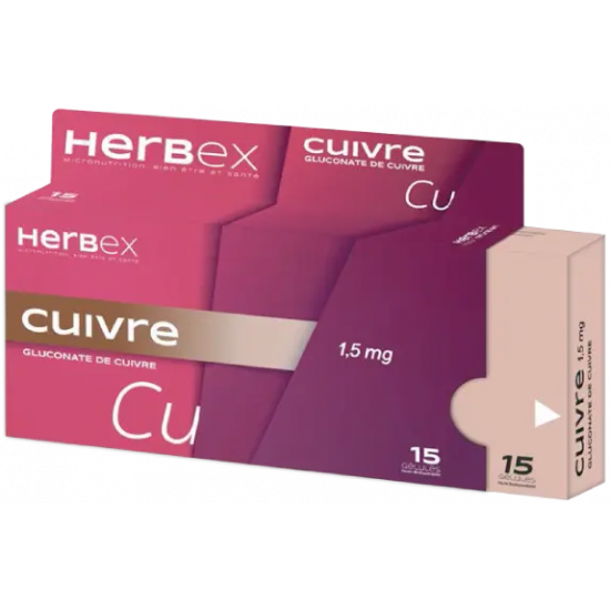 HERBEX CUIVRE 15 GELULES
