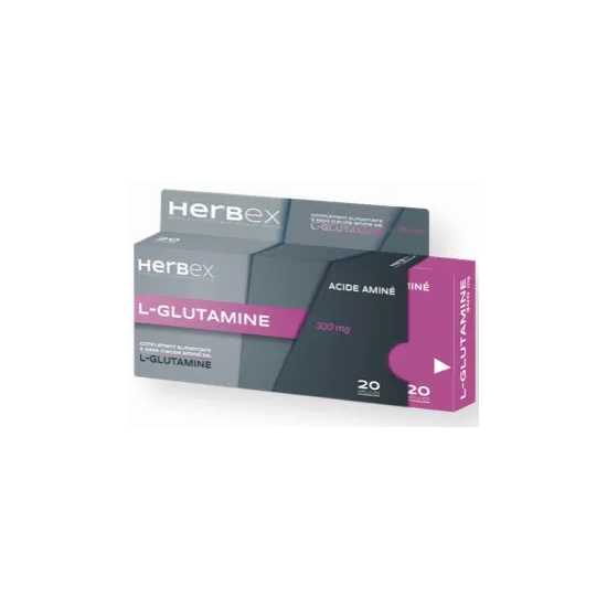 HERBEX L-GLUTAMINE 300MG 20...