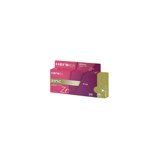 HERBEX ZINC 15 MG 20 GELULES