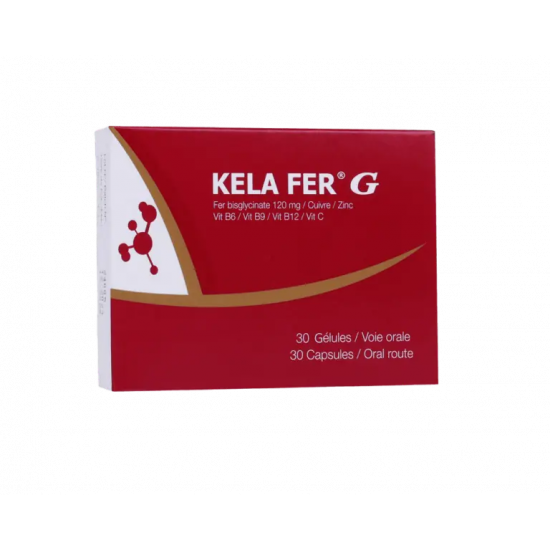 XEN KELA FER G 30 GELULES