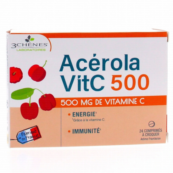 3 CHENES ACEROLA 500 24...