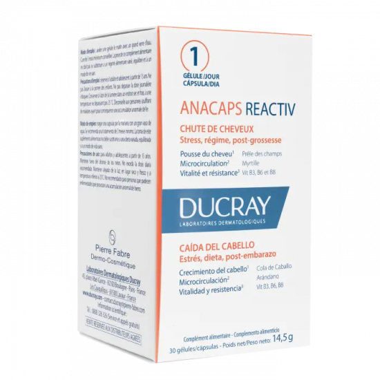 DUCRAY ANACAPS REACTIV 30...