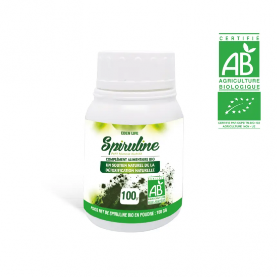 EDEN LIFE SPIRULINE POUDRE...