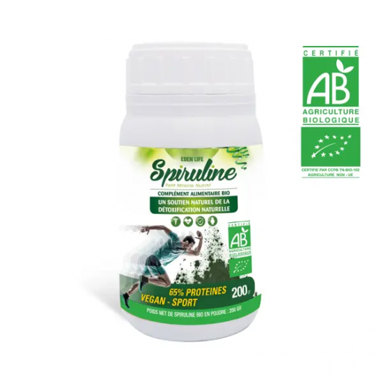 EDEN LIFE SPIRULINE POUDRE...
