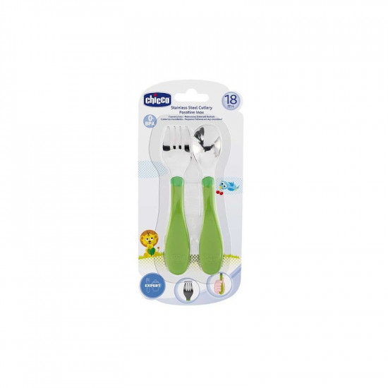 CHICCO COUVERTS BEBE INOX,...